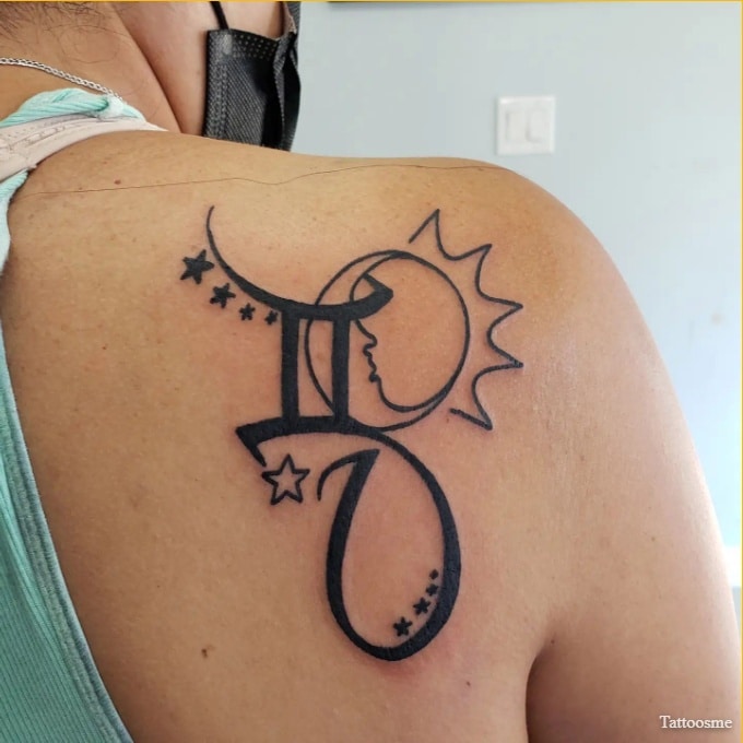 10 Best Gemini Zodiac Sign Tattoos Best Gemini Tattoo Ideas  MrInkwells