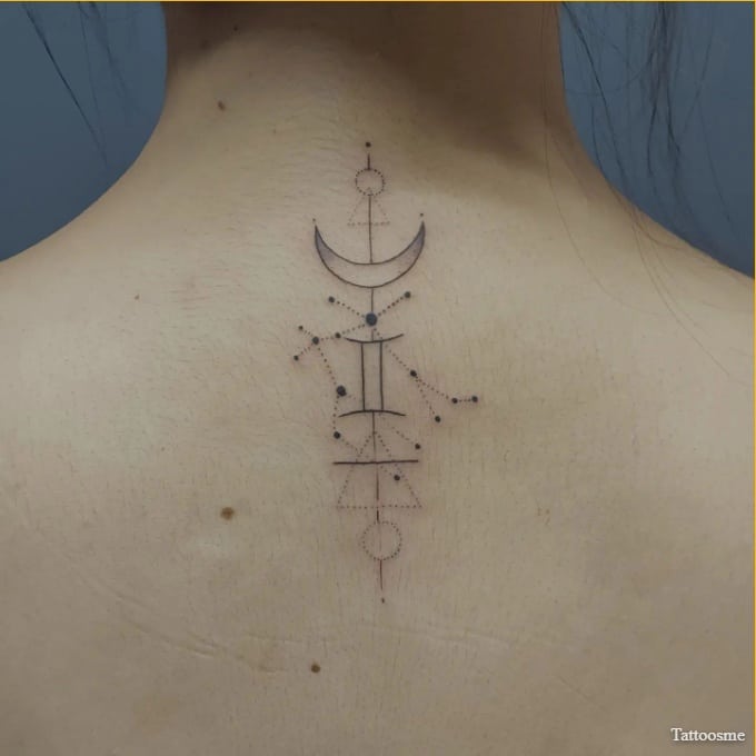 40 Best Gemini Constellation Tattoo Ideas 2023