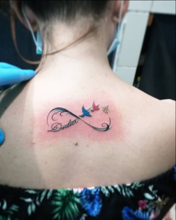 best friend infinity tattoos