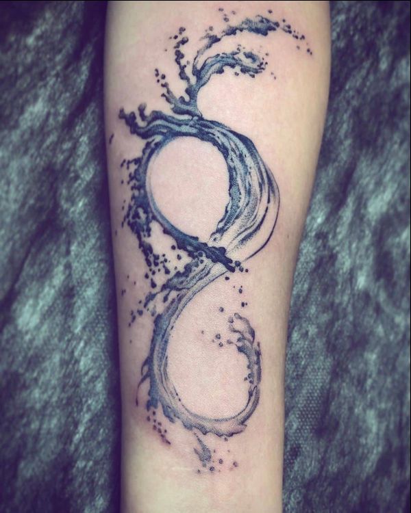 white infinity tattoos