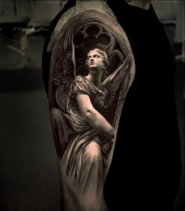 fallen angel tattoos
