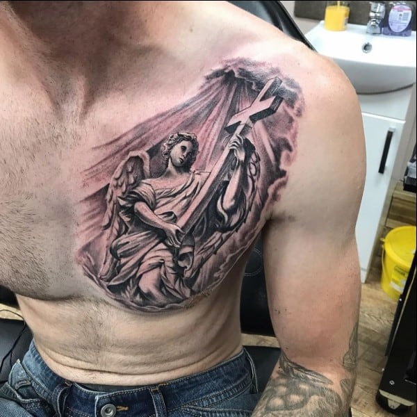 50 Best Angel Tattoos For Men Ideas And Designs 2023  FashionBeans