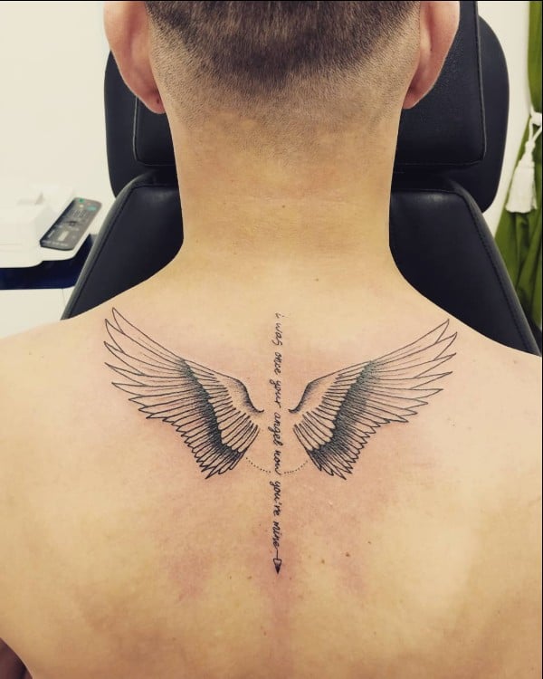 angel wing tattoos