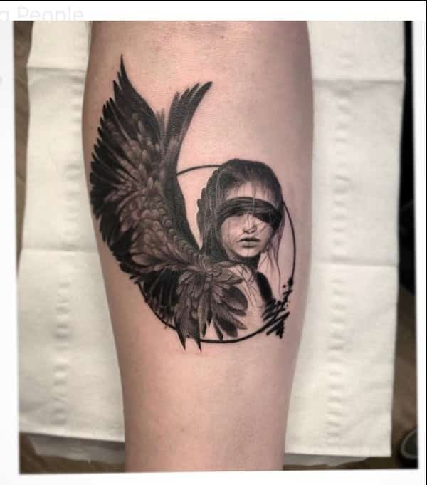 Broken heart by DrMyk drmyk122  Fallen Angel Tattoo  Facebook