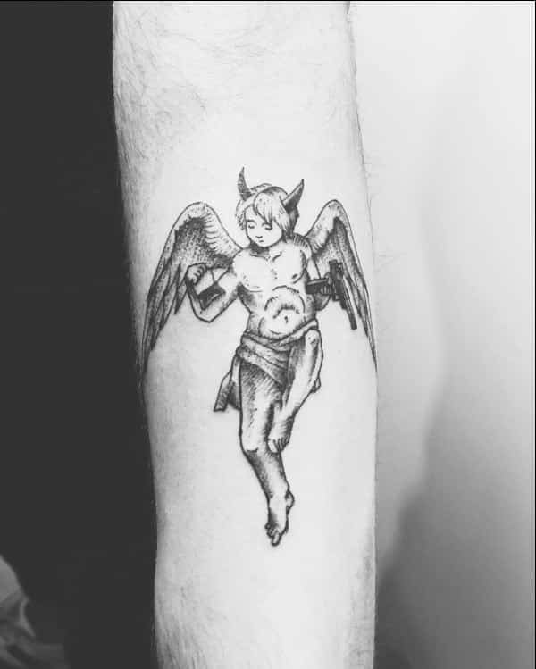 angel demons tattoos