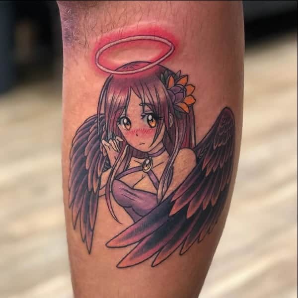 small angel wing tattoos
