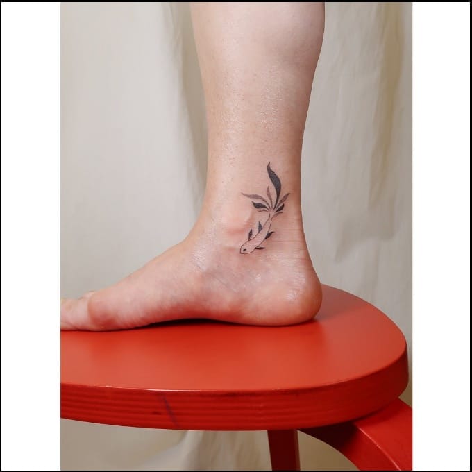 small ankle tattoos