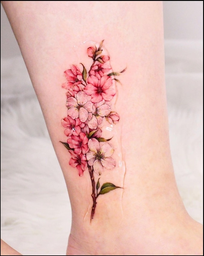 Cherry Blossom Tattoo Ideas 53 BEAUTIFUL IDEAS  Tattoo Glee