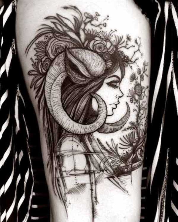 The Best 47 Aries Tattoos Every Tattoo Lover Needs To Save  Psycho Tats