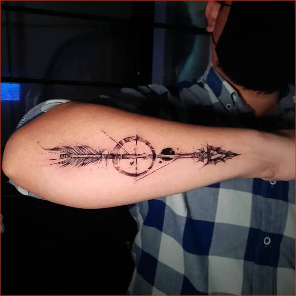 Best arrow tattoos on forearms