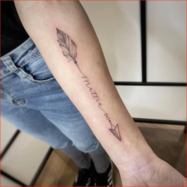 Best arrow tattoos for women