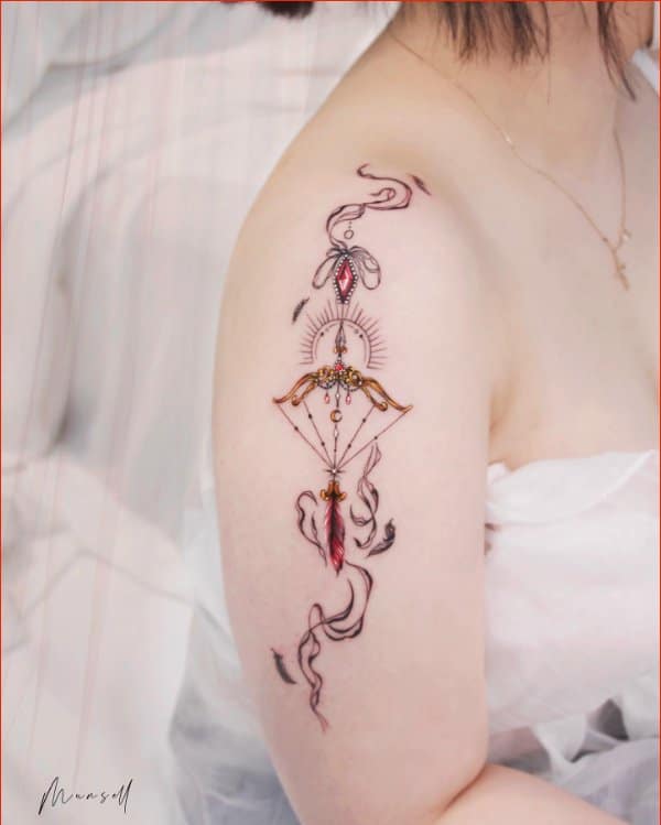 Best arrow tattoos for girls