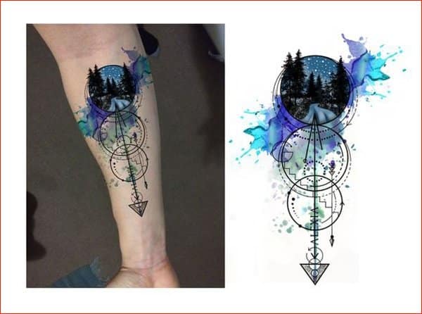 51 Stunning Watercolor Tattoos Youll Obsess Over  Glamour