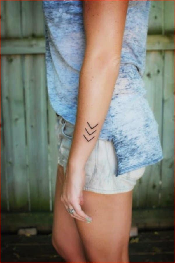 Best arrow tattoos on wrist for arms
