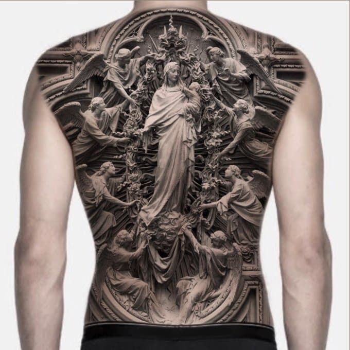 Best back tattoos designs ideas 41