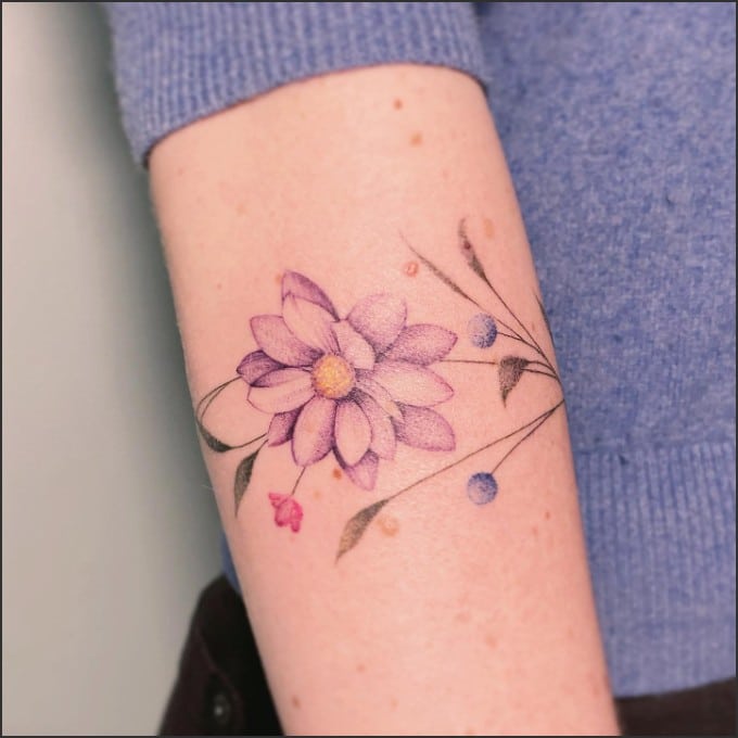 Cherry Blossom Flower Armband Temporary Tattoo – neartattoos