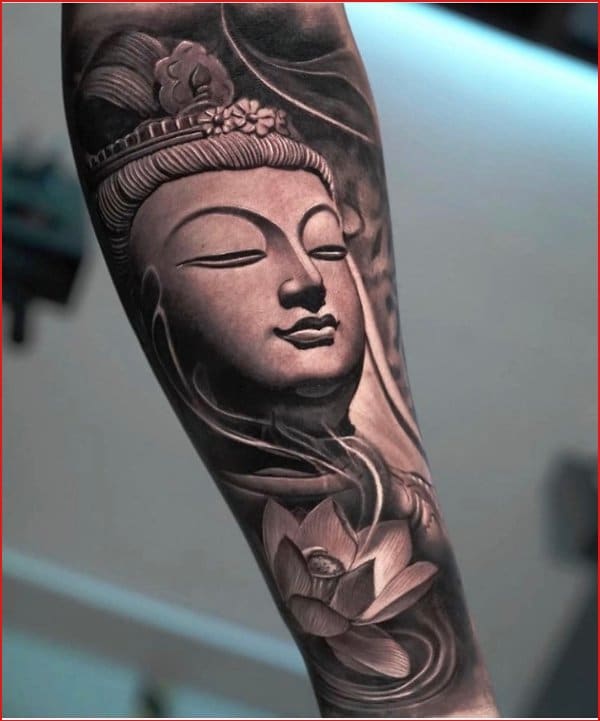 Gautam Buddha Ji Gods Temporary Body Tattoo Waterproof For Girls Men Women