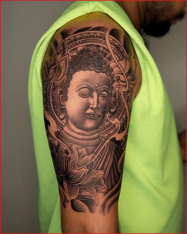 3d buddha tattoos