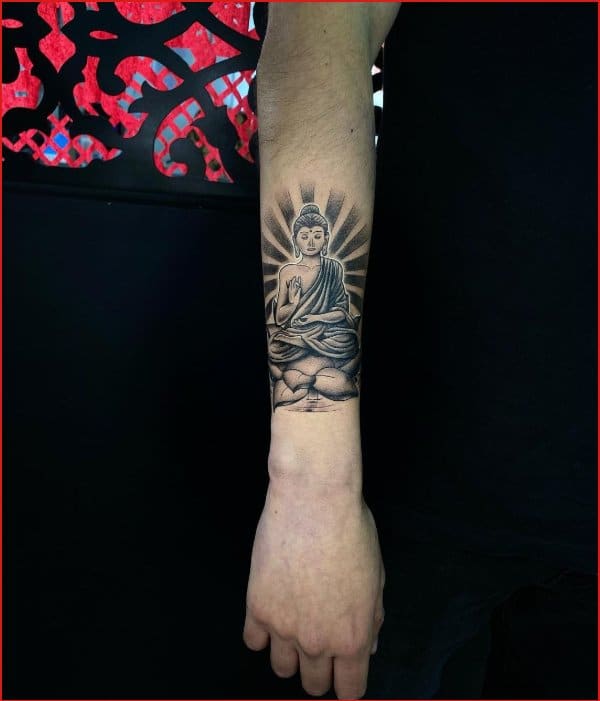 Details more than 68 buddha tattoo on wrist latest  thtantai2