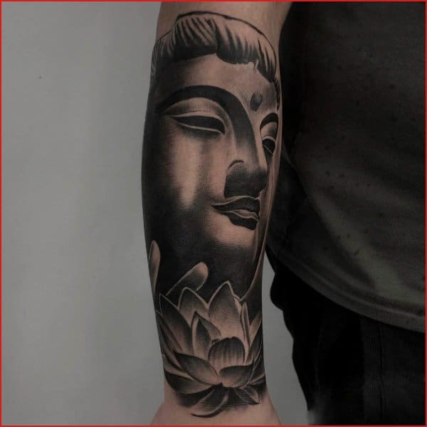 Buddha arm tattoos designs