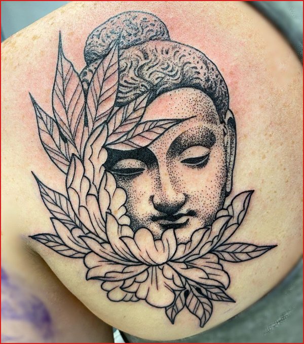 buddha tattoo cover up
