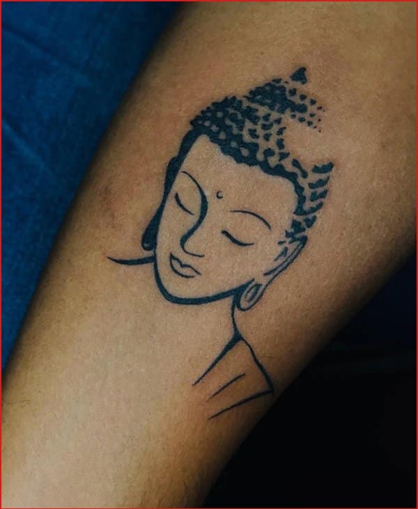 Discover 85+ about simple buddha tattoo latest .vn