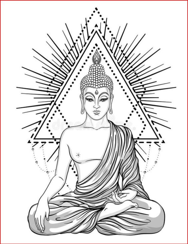 buddha drawing tattoo ideas