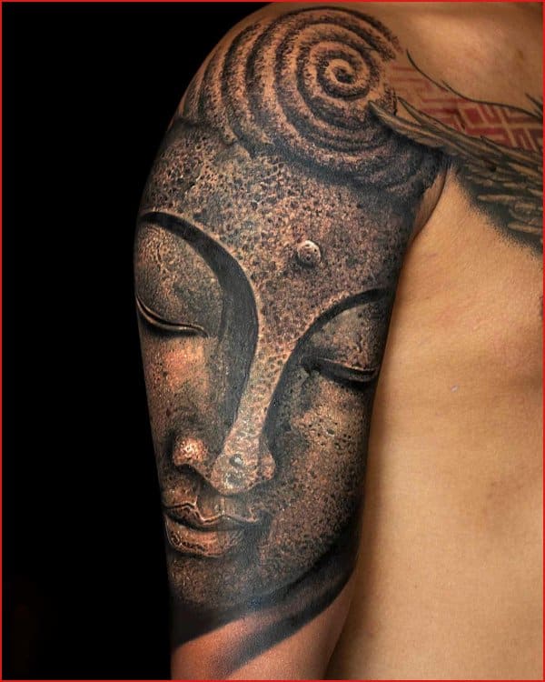 Maya INK Tattoo studio  Buddha half sleeve tattoodone in 67  hours  Facebook