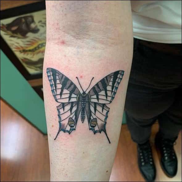 beautiful butterfly tattoos for girls