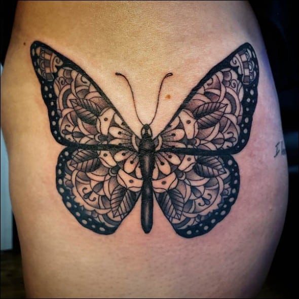 Best 30 Blue Butterfly Tattoo Ideas for Women  August 2023