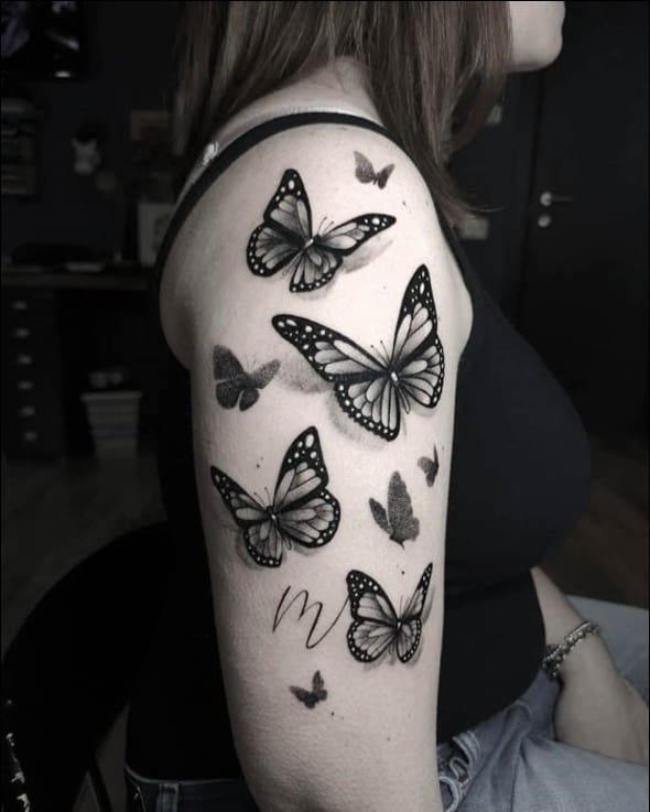 butterfly tattoos for sleeves