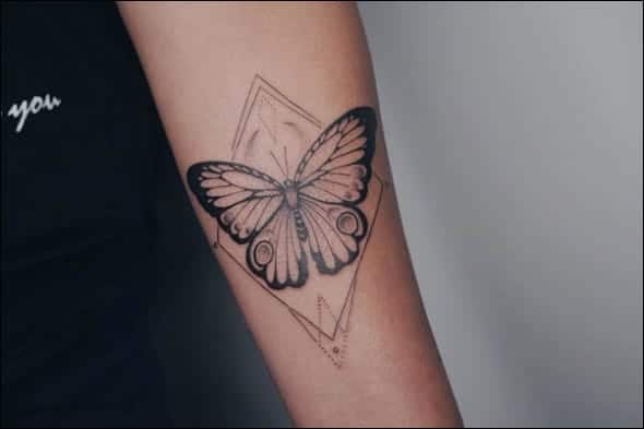 butterfly tattoos on wrist
