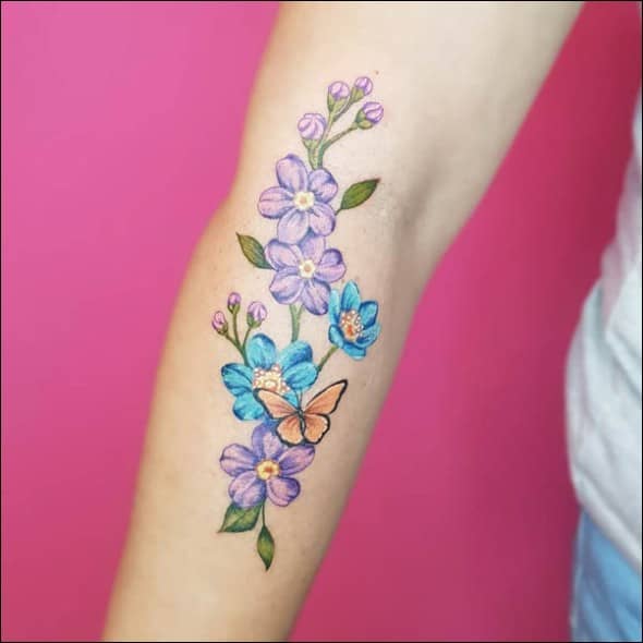 cute butterfly tattoos