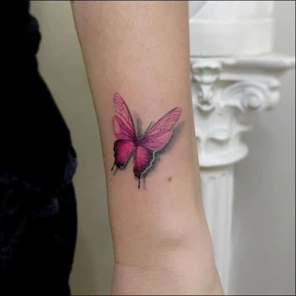 3d butterfly tattoos