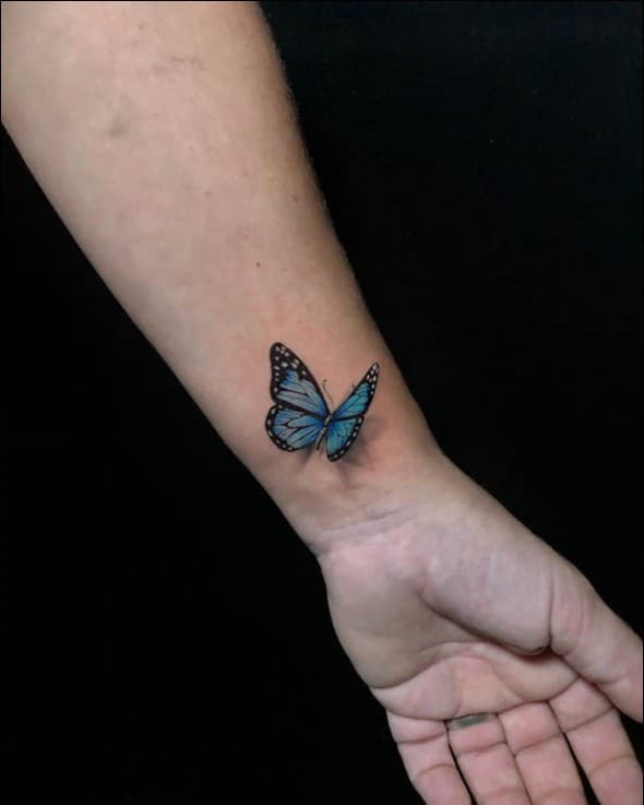 Details 94 about butterfly tattoo designs for girls on wrist super hot   indaotaonec