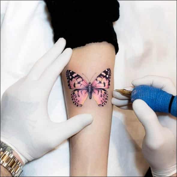 celebrity with butterfly tattoos