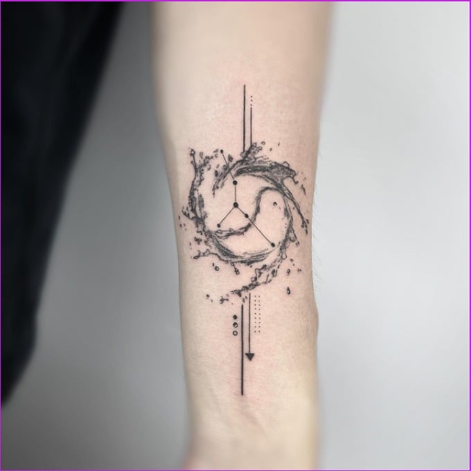 cancer zodiac symbols tattoos