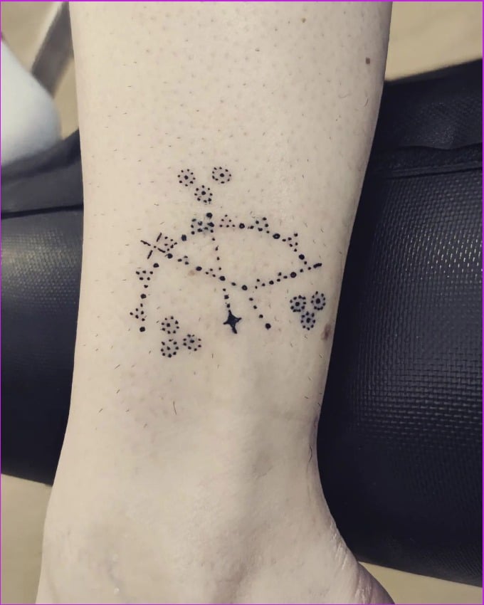 cancer zodiac tattoos small