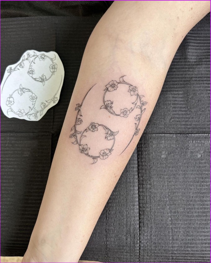 cancer symbol tattoos for women's on arm
