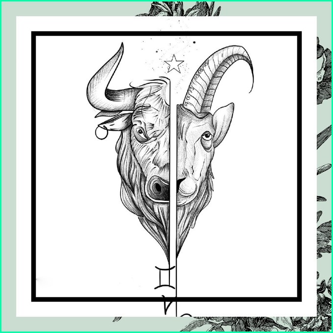 capricorn and taurus tattoo