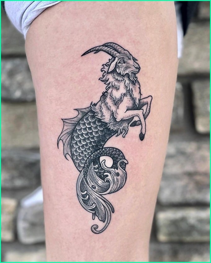 Discover more than 71 capricorn tattoo on neck - in.eteachers