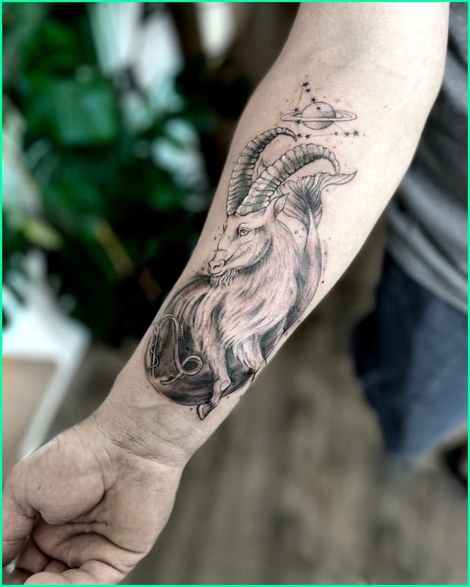 10 Zodiac Capricorn Neck Tattoos  Tattoo Designs  TattoosBagcom