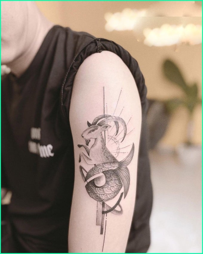 capricorn zodiac tattoo