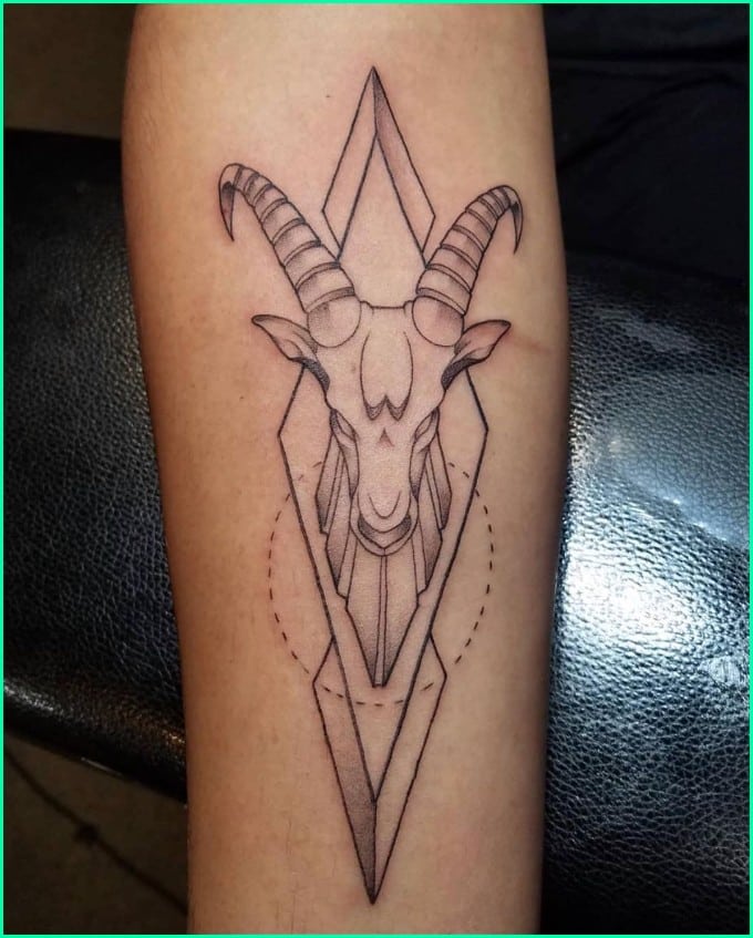 capricorn symbol tattoo 