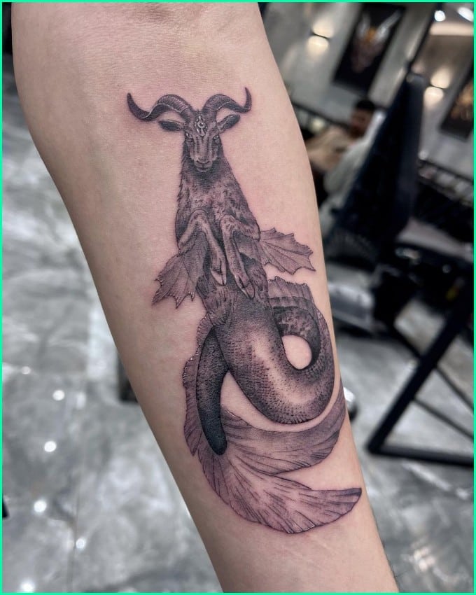 tattoos of capricorn zodiac signs