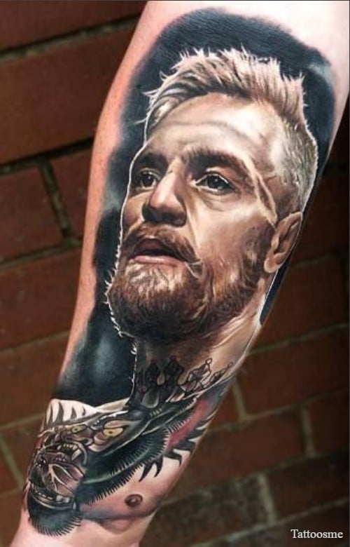 conor mcgregor portrait tattoos
