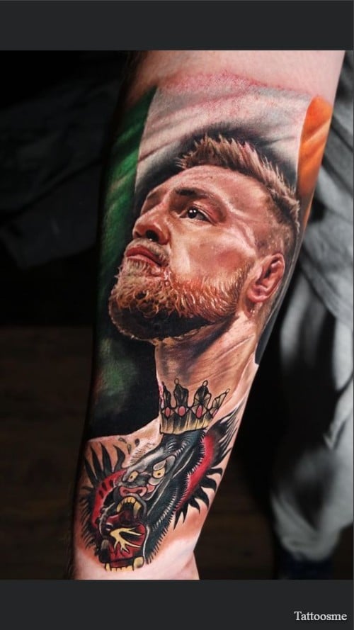 conor mcgregor portrait tattoos