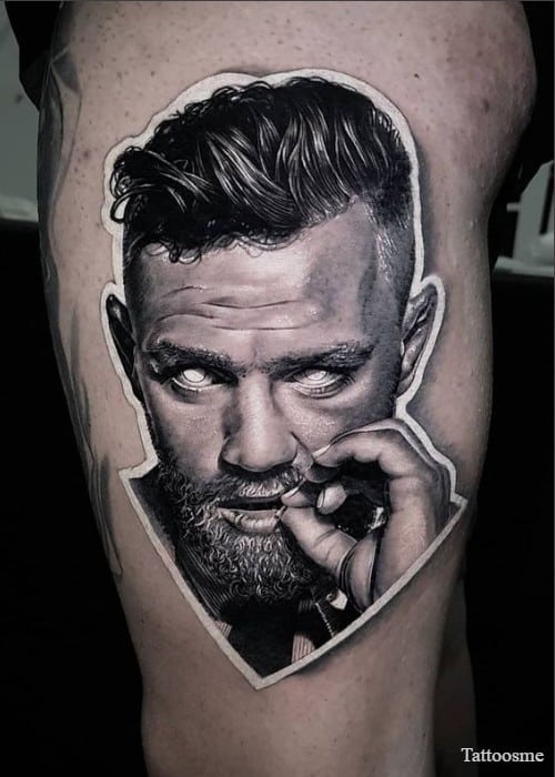 conor mcgregor portrait tattoos