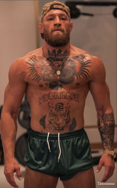 conor mcgregor front tattoos
