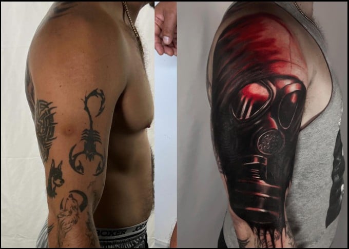 cover up tattoo arm
